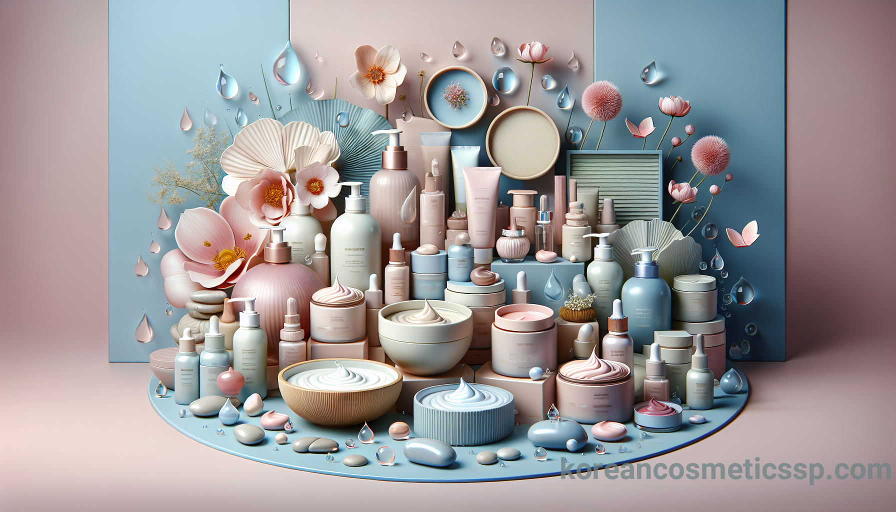The range of Korean cosmetics is diverse